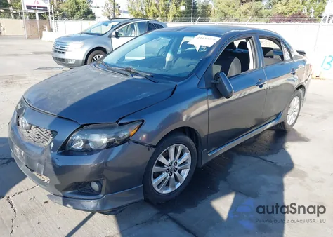 2009 Toyota Corolla S z USA, uszkodzony, nr VIN 1NXBU40E99Z115620
